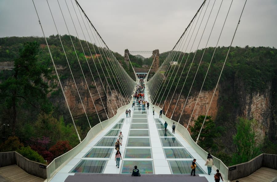 glass bridges